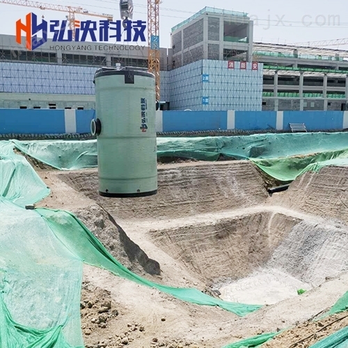地埋式一体化预制泵站弘泱雨水提升泵站厂家