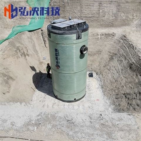 地埋式预制泵站弘泱一体化污水泵站厂家*